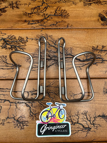King Cage Stainless Steel Water Bottle Cages Set of 2
