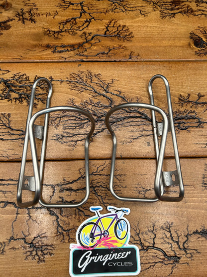 King Cage Stainless Steel Water Bottle Cages Set of 2