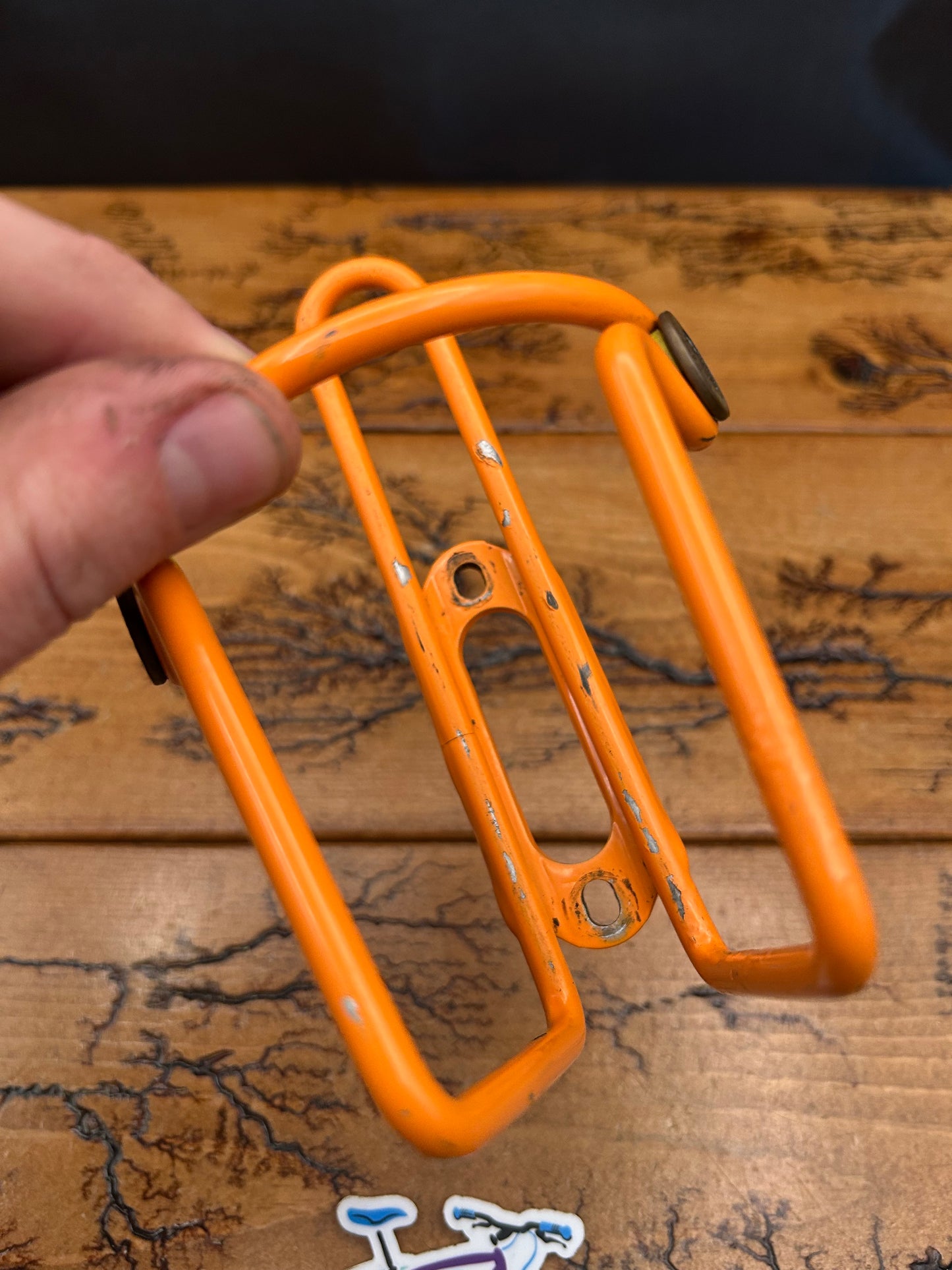 Elite Ciussi Orange Water Bottle Cage