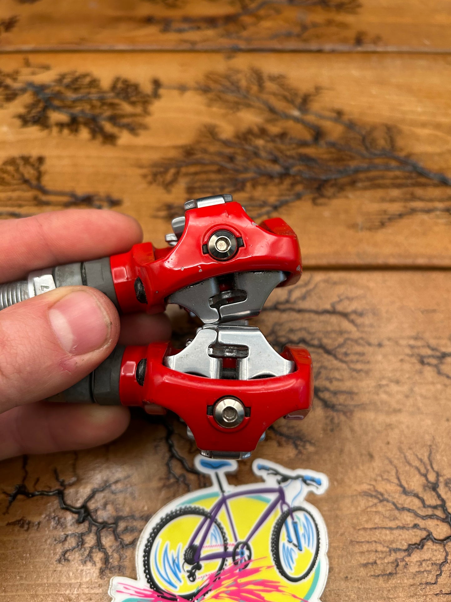 Scott Red SPD Clipless Pedals