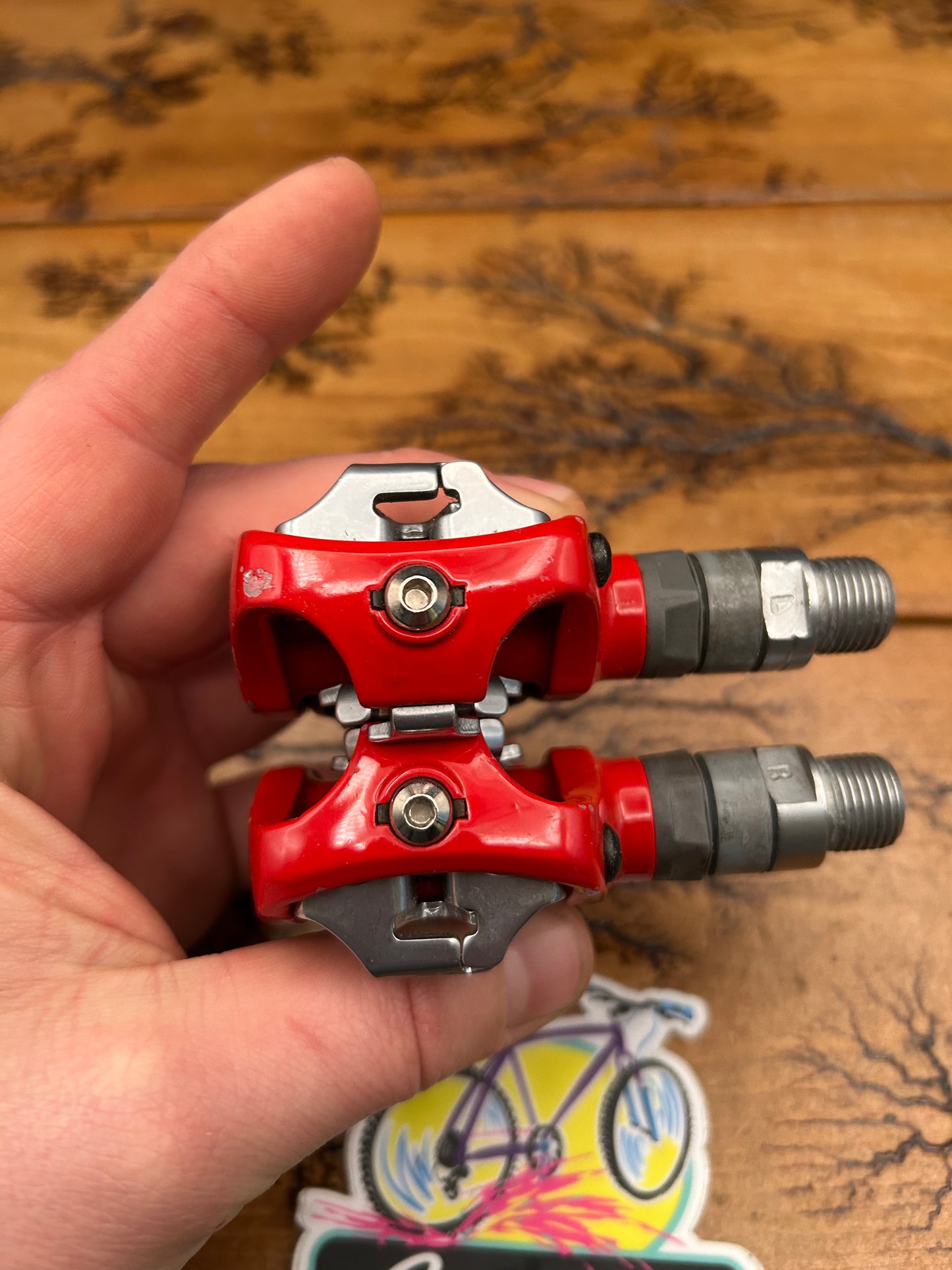 Scott Red SPD Clipless Pedals