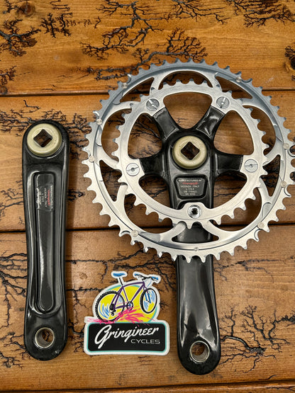 Campagnolo Centaur 48/34 10 Speed Square Taper Carbon Crankset NOS