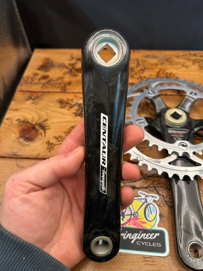Campagnolo Centaur 48/34 10 Speed Square Taper Carbon Crankset NOS