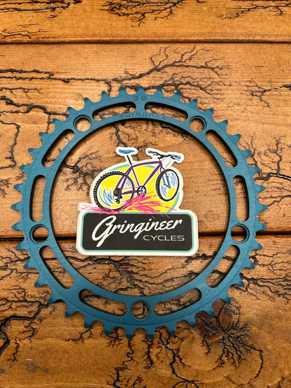Shimano 39 Tooth 130 BCD Blue Anodized Chainring