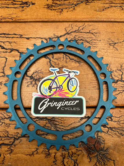 Shimano 39 Tooth 130 BCD Blue Anodized Chainring