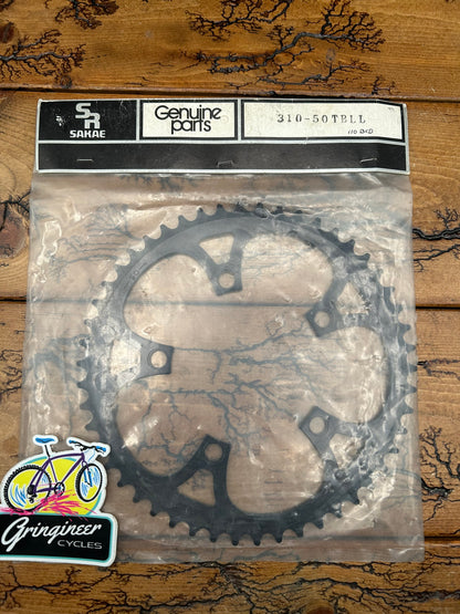 SR Sakae 307 50 Tooth 110 BCD Chainring NOS