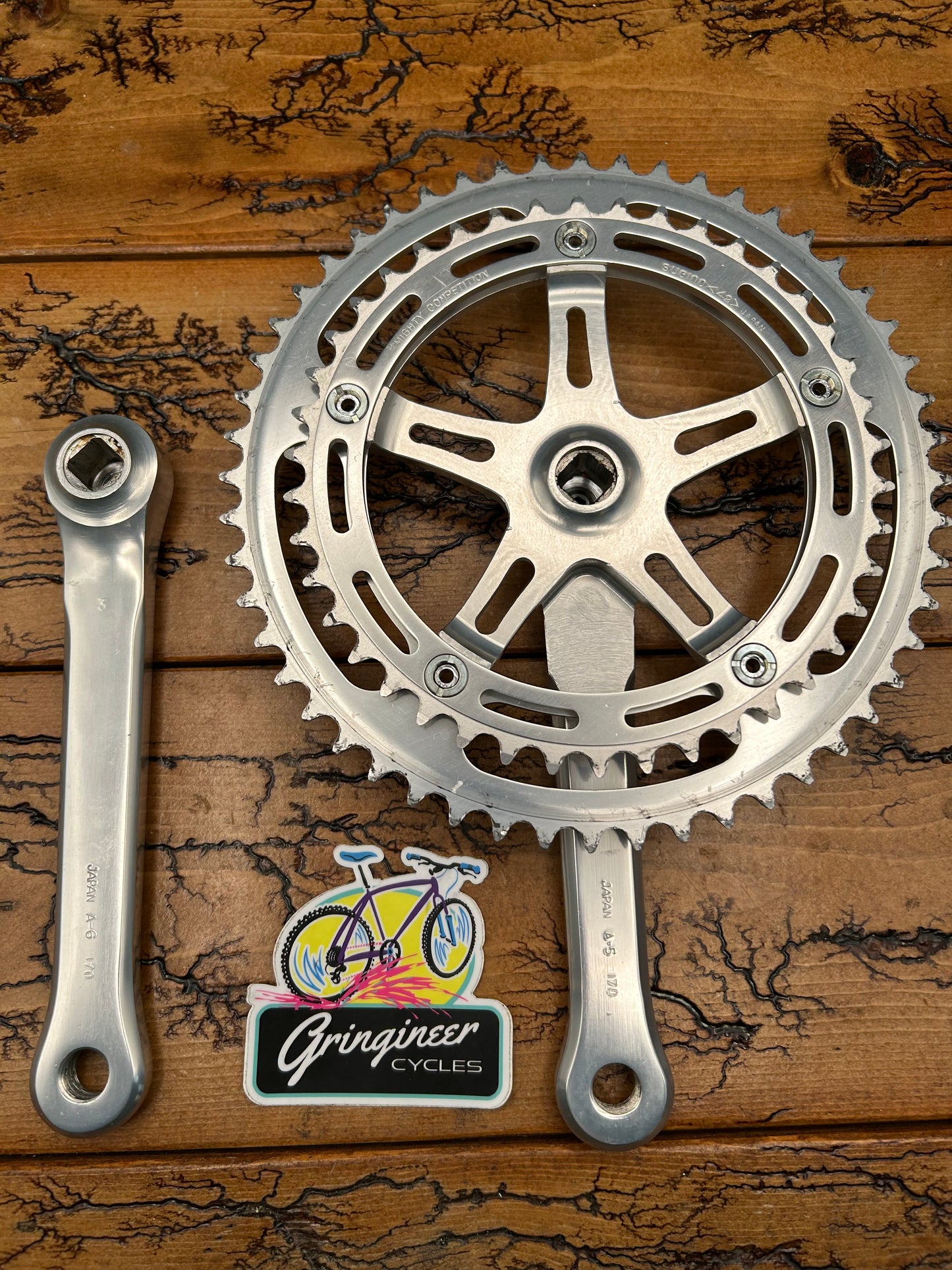 Sugino Super Mighty Competition 52/42 170mm Crankset