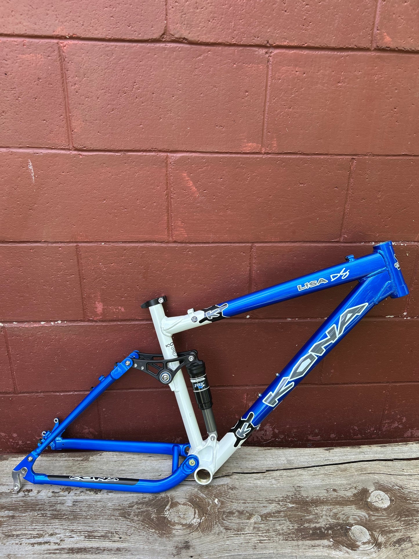 2007 17" Kona Lisa DS Full Suspension Frame