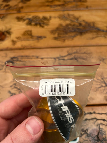 Chris King Gold 1 1/8 Threadless Spacer Kit NOS