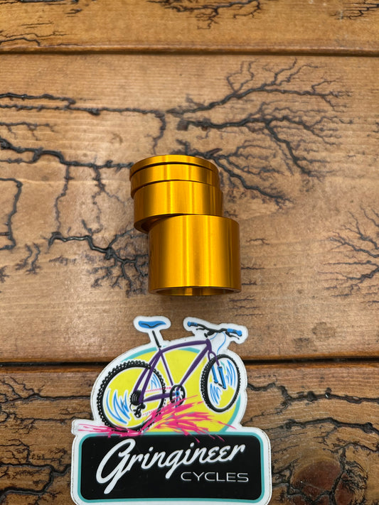 Chris King Gold 1 1/8 Threadless Spacer Kit NOS