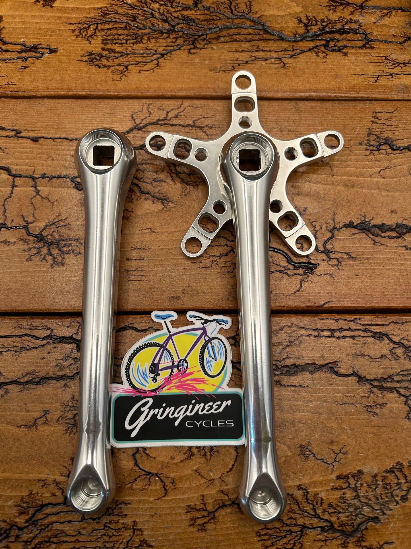 Topline Triple 110 BCD / 56 BCD 175mm Silver Crankset