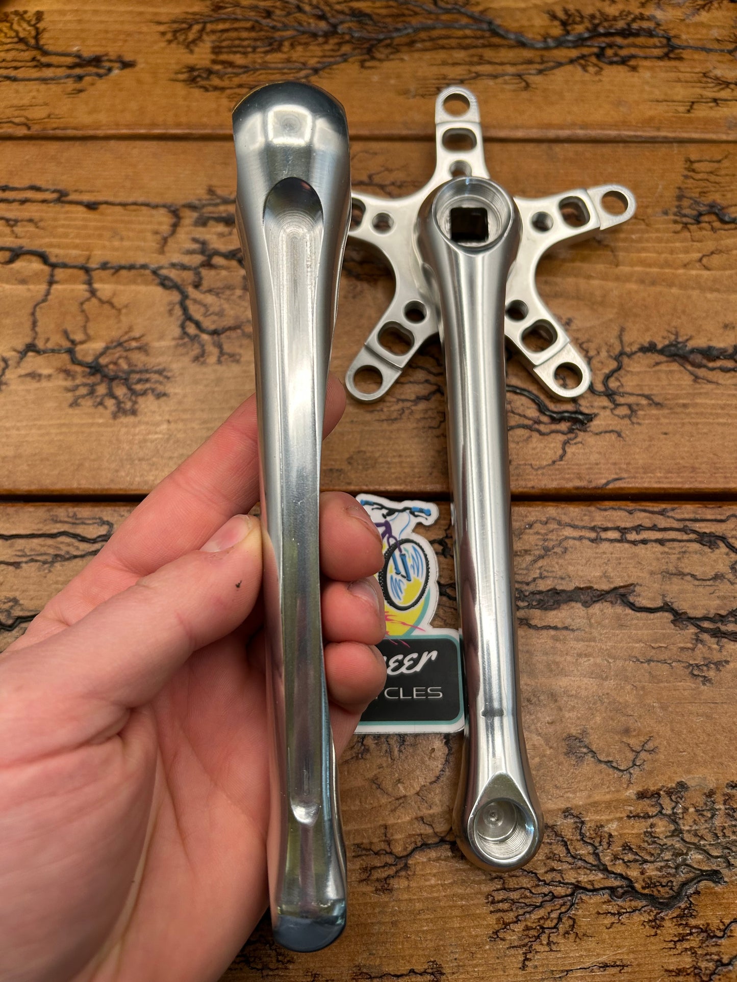 Topline Triple 110 BCD / 56 BCD 175mm Silver Crankset