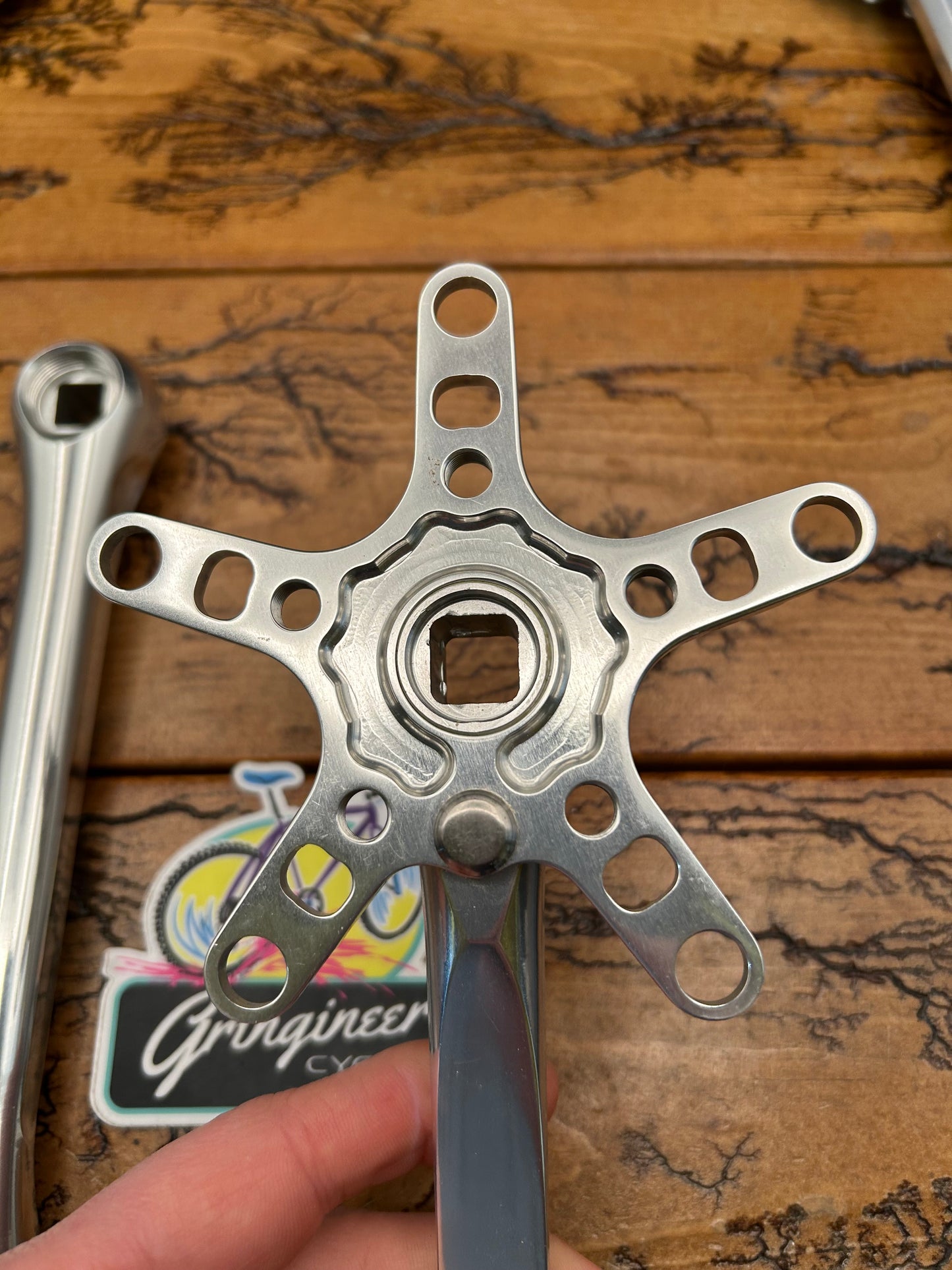 Topline Triple 110 BCD / 56 BCD 175mm Silver Crankset