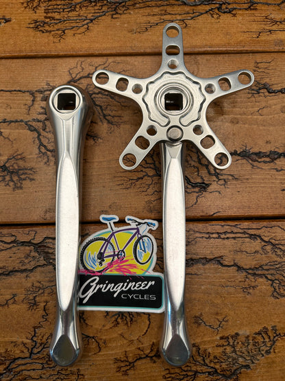 Topline Triple 110 BCD / 56 BCD 175mm Silver Crankset