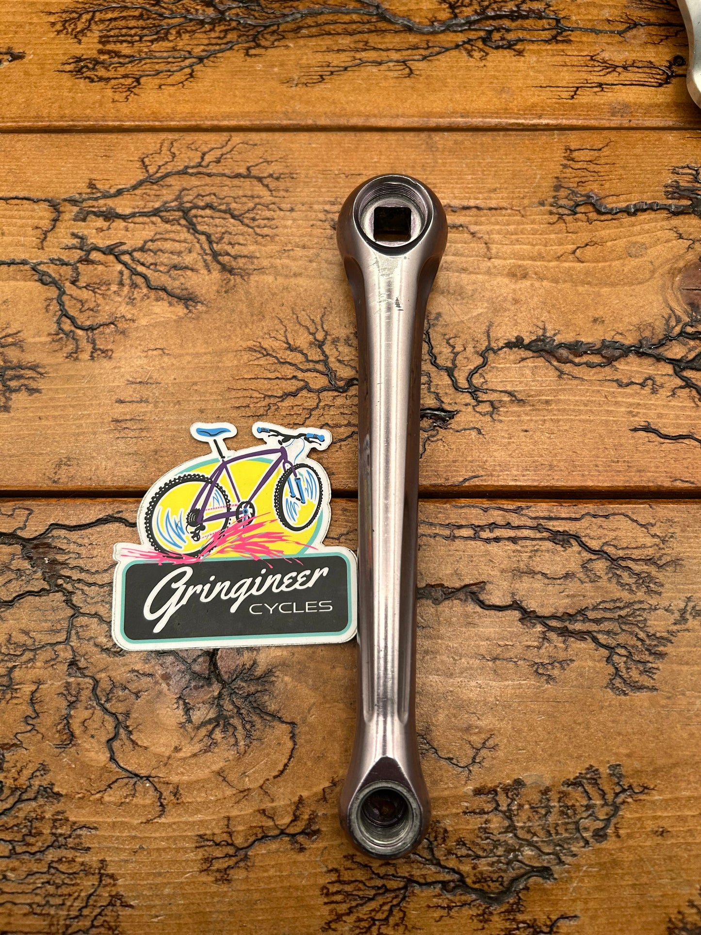 Topline Pewter 175mm Left Non Drive Side Crankarm