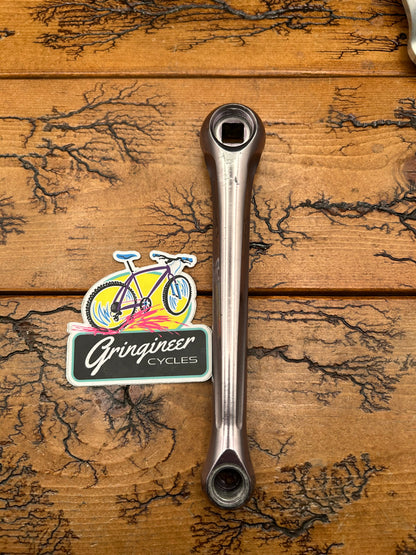 Topline Pewter 175mm Left Non Drive Side Crankarm
