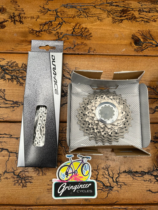 Shimano Dura Ace CS-7900 11-25 10 Speed Cassette And CN-7901 10 Speed Chain NOS