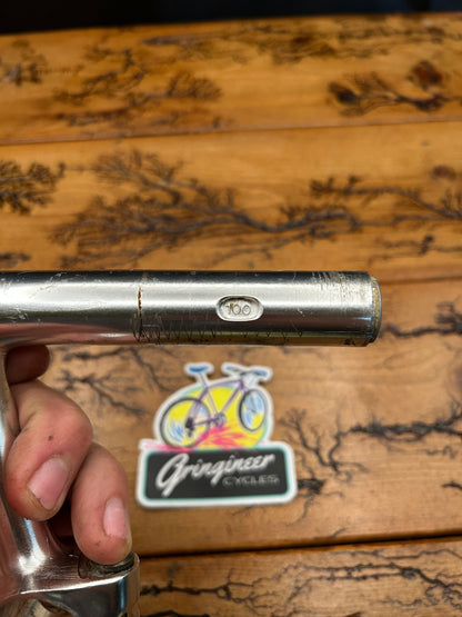 3ttt 100mm Silver 26.0mm 1 Inch Quill Stem