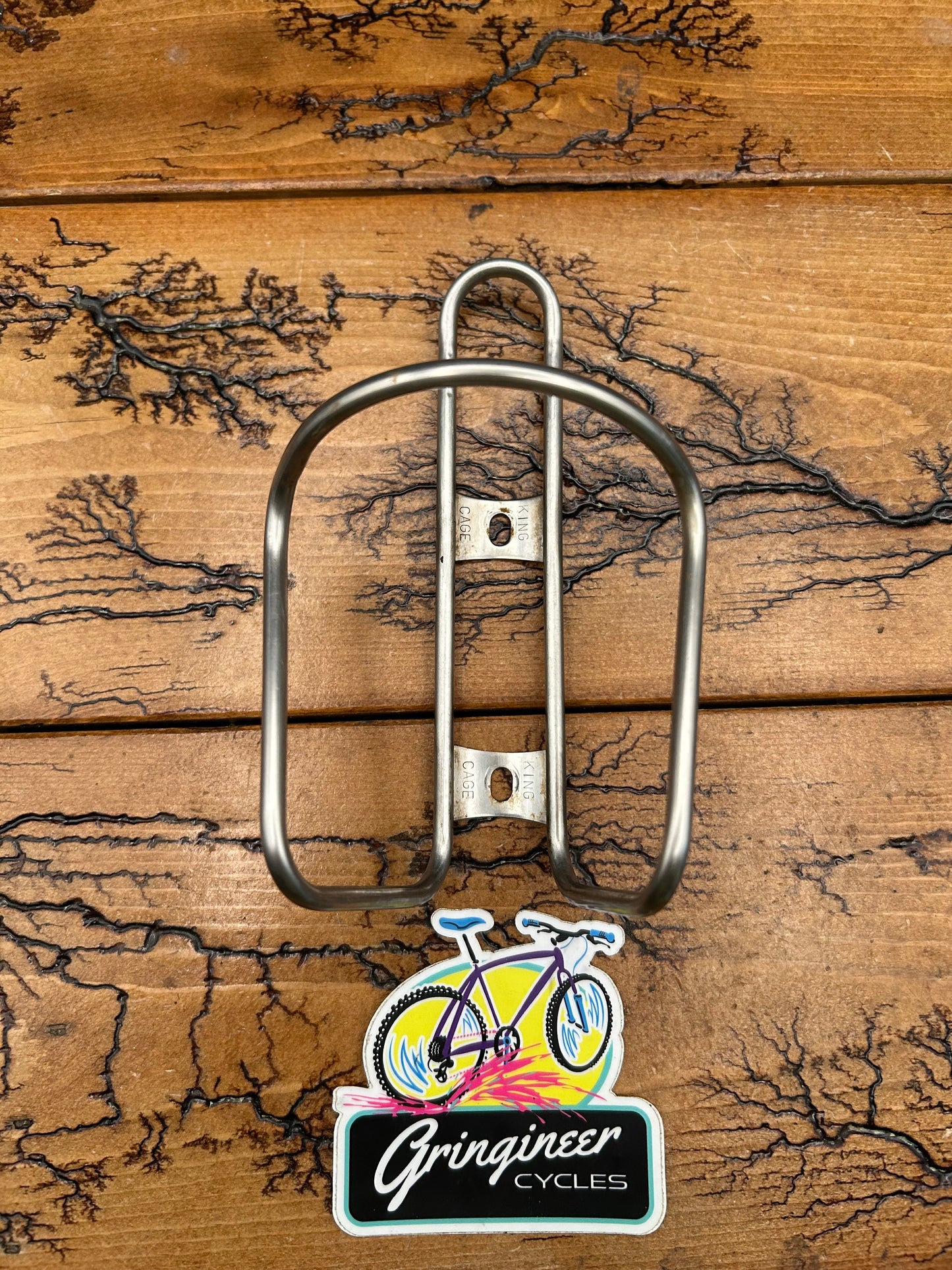 King Cage Stainless Steel Water Bottle Cage