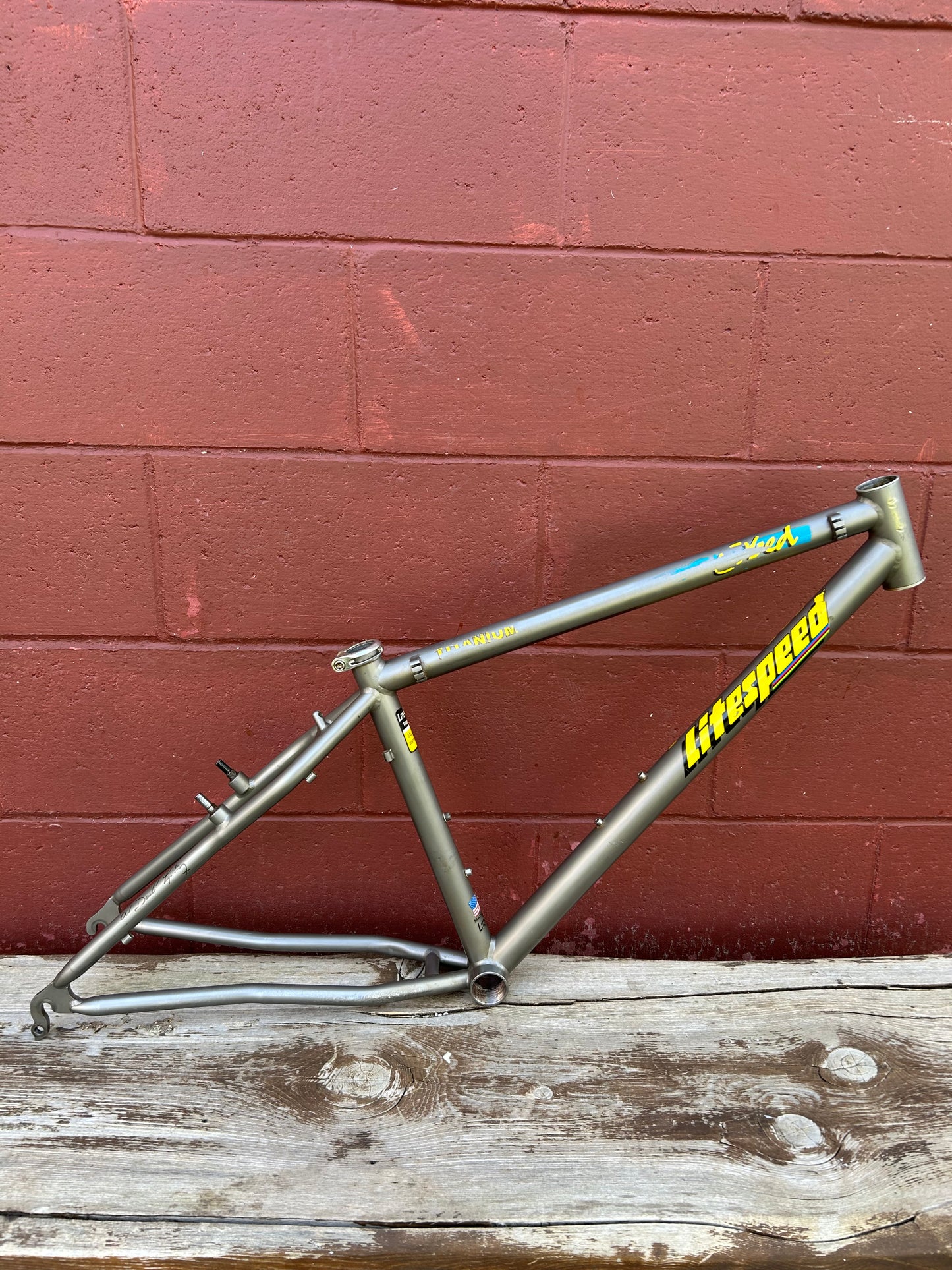 1996 15" Litespeed Obed Titanium Frame