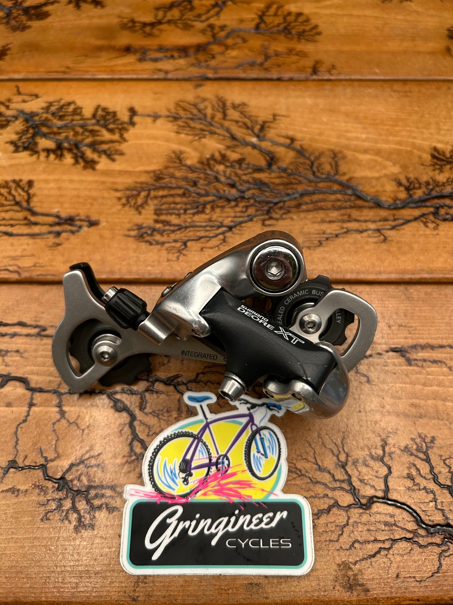 Shimano Deore XT RD-M737 Long Cage Rear Derailleur VG