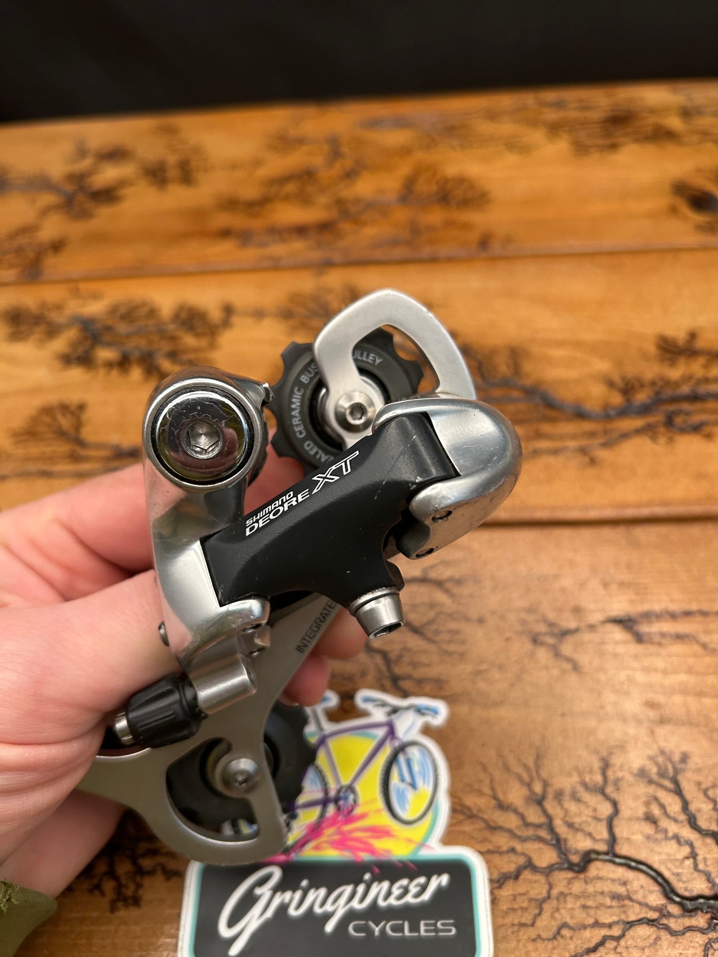 Shimano Deore XT RD-M737 Long Cage Rear Derailleur VG