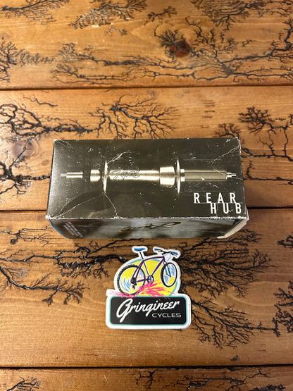 Real Design Black 32 Hole QR 135mm Rim Brake Rear Hub NOS
