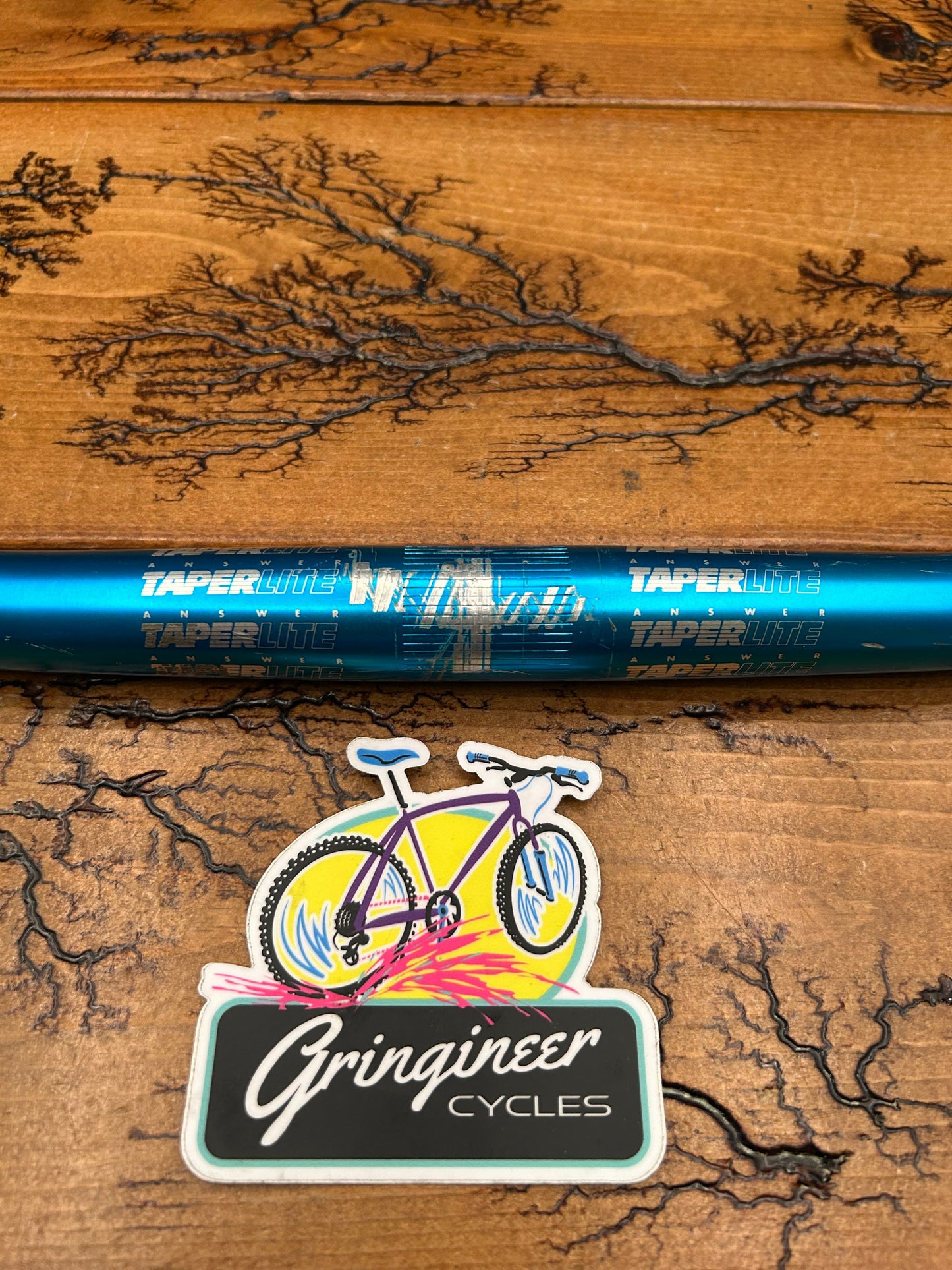 Answer Taperlite Turquoise 5 Degree Easton E9 585mm 25.4mm Handlebar