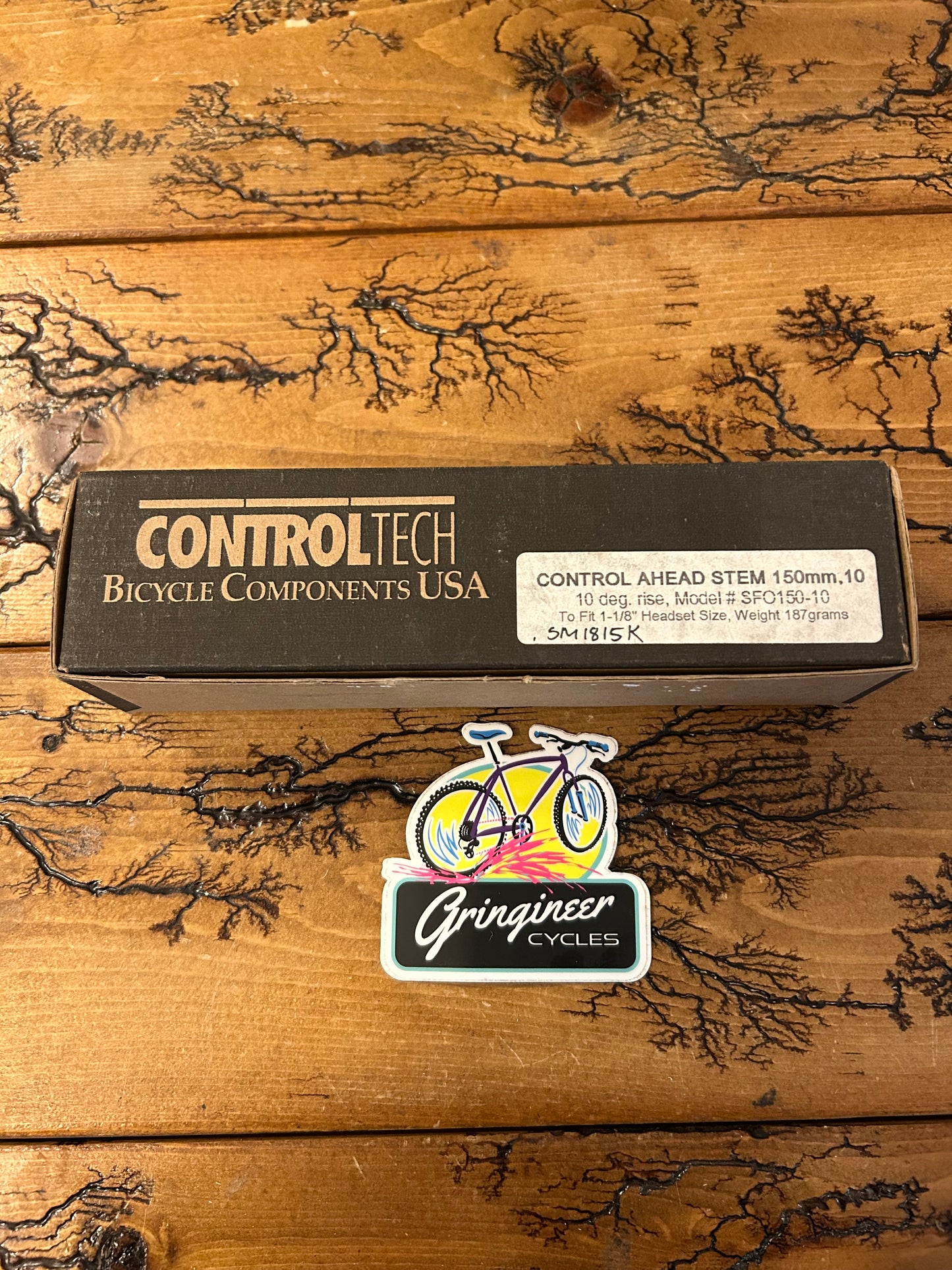 Control Tech 150mm 10 Degree 25.4mm 1 1/8 Inch Threadless Stem NOS