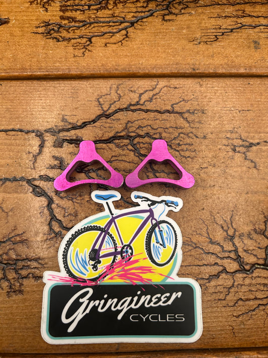Purple Anodized Brake Straddle Cable Hangers