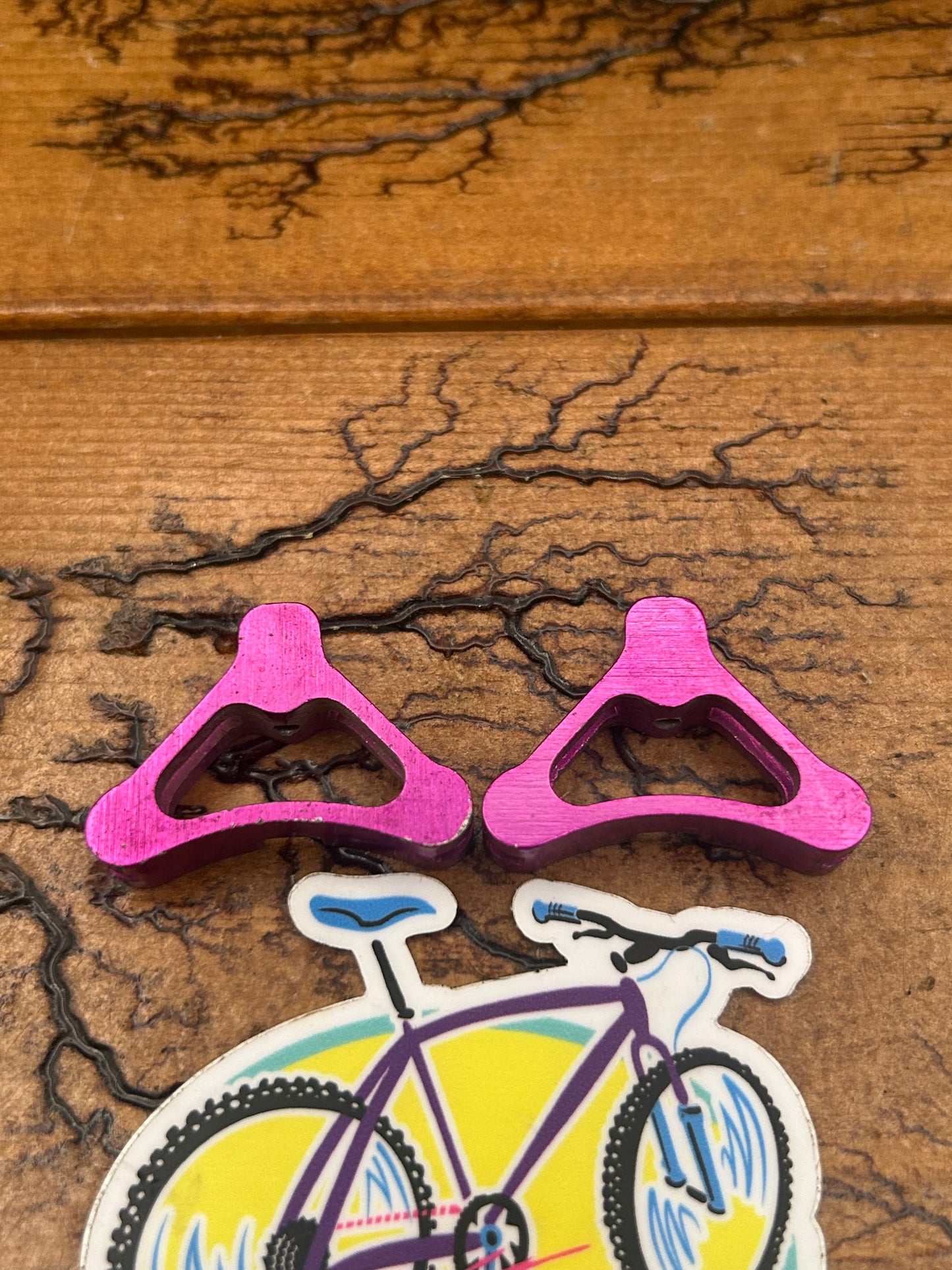 Purple Anodized Brake Straddle Cable Hangers