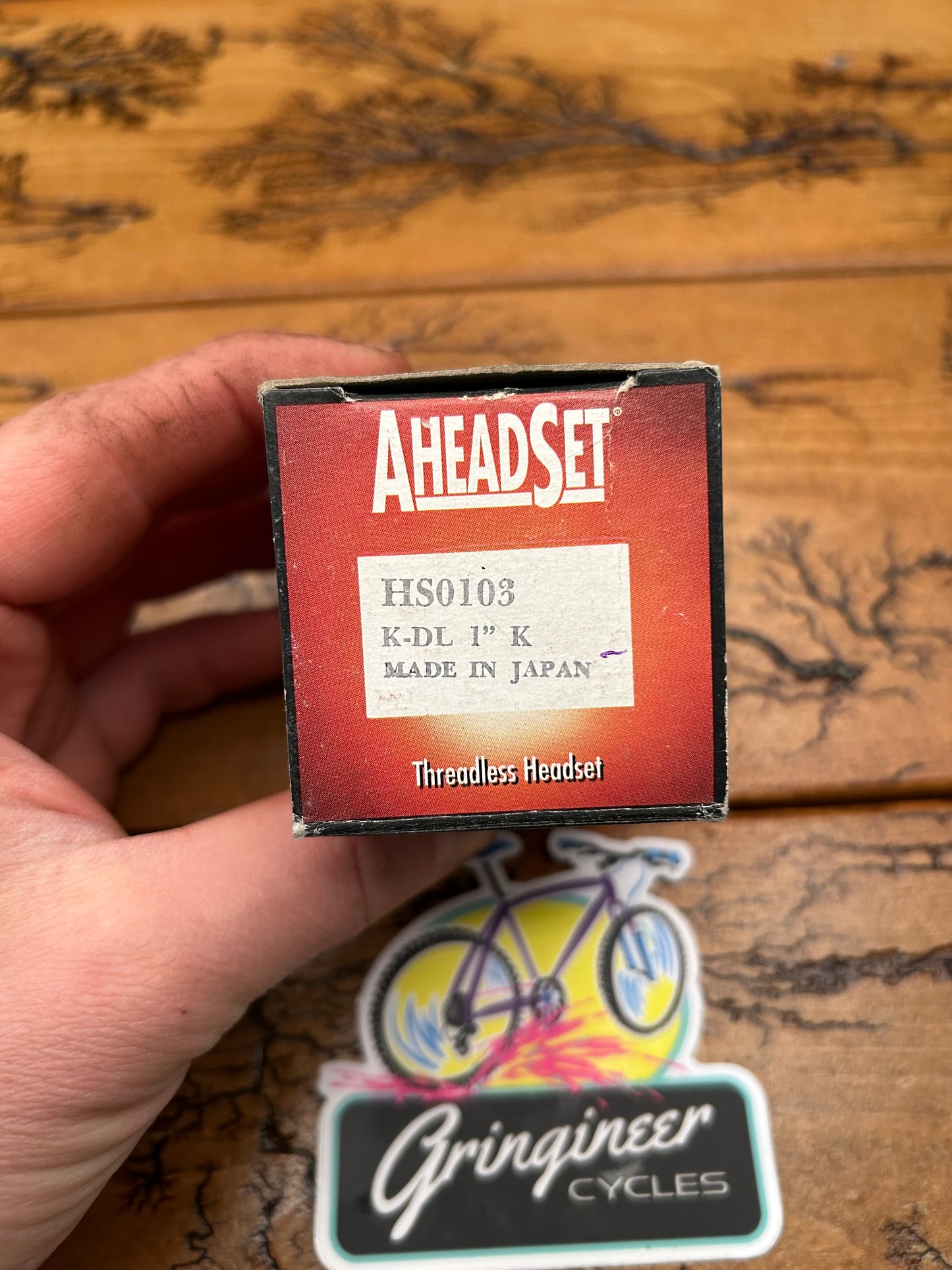 Aheadset Hs0103 Black 1 Inch Threadless Headset NOS