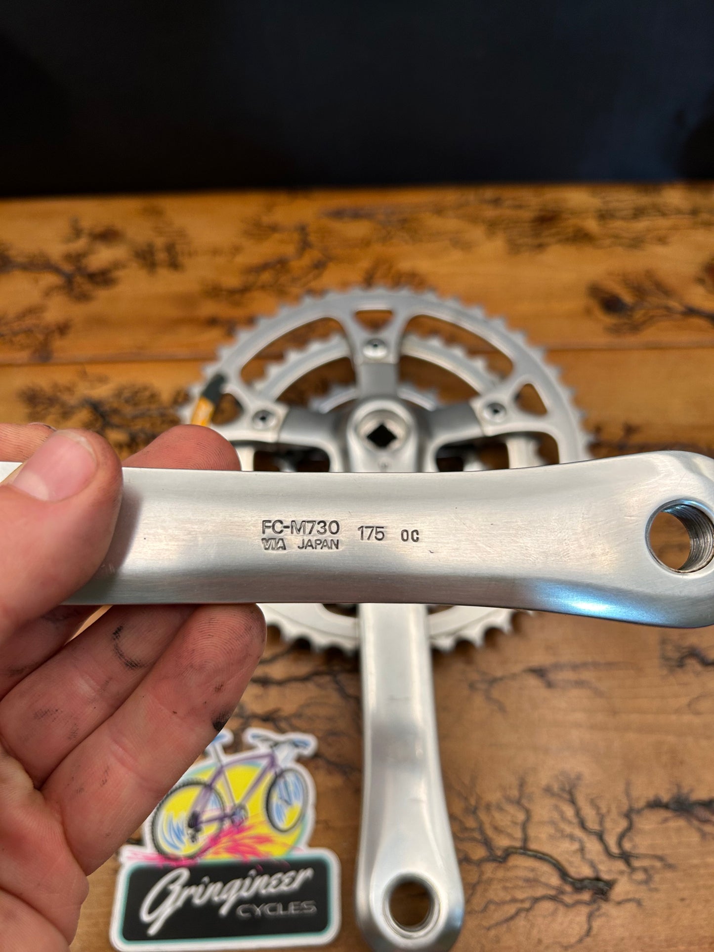Shimano Deore XT FC-M730 46/36/24 175mm Crankset