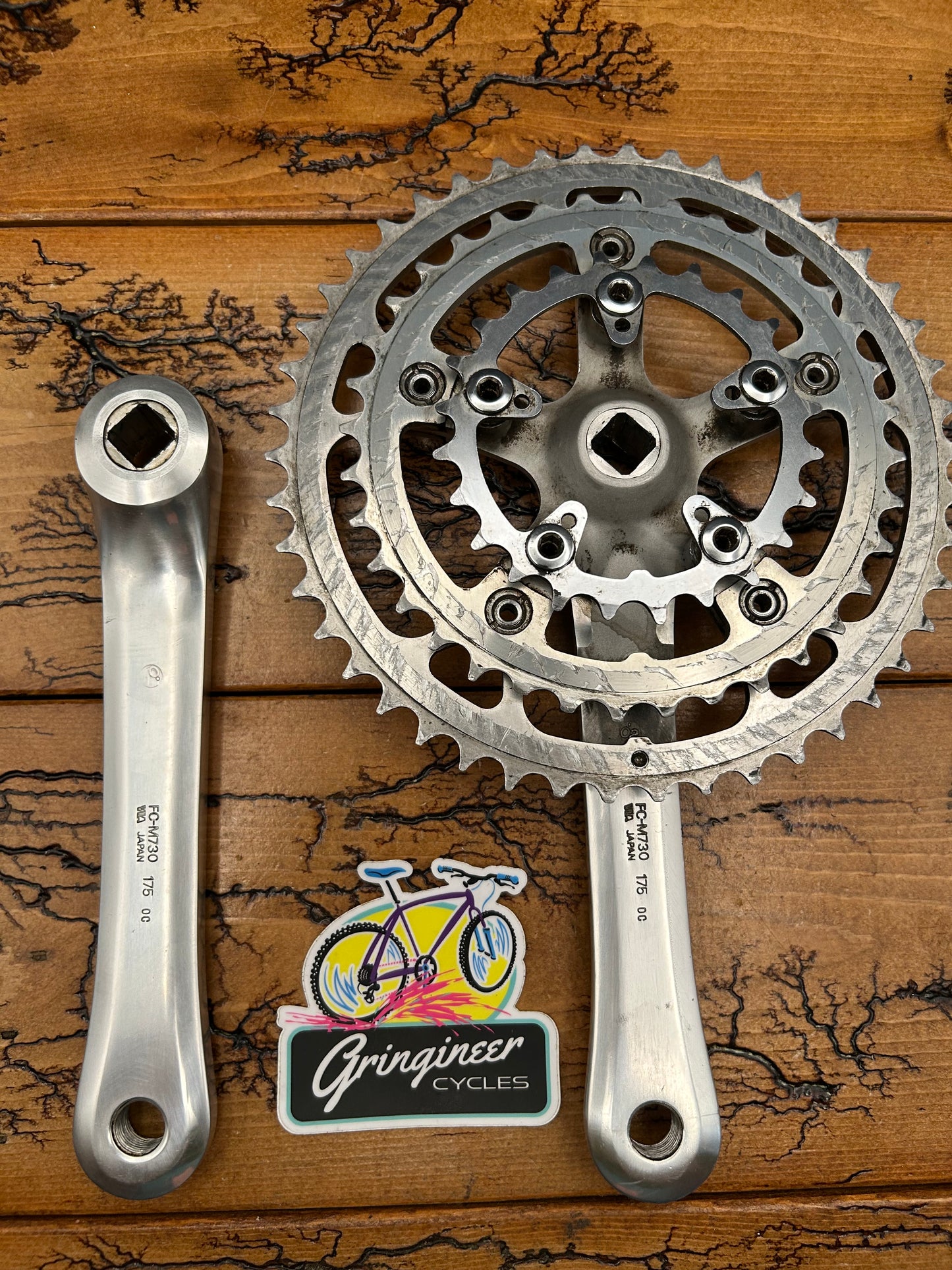 Shimano Deore XT FC-M730 46/36/24 175mm Crankset