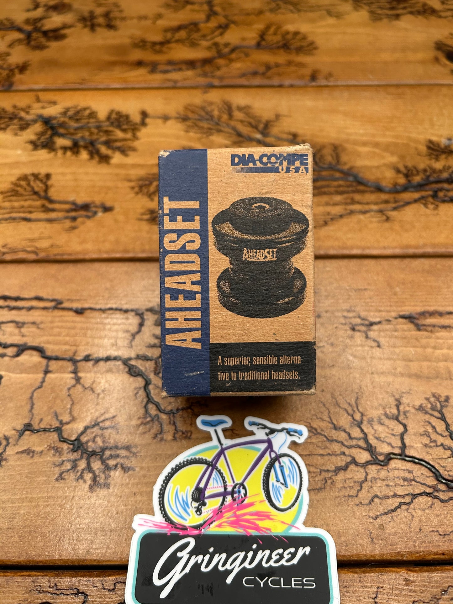 Aheadset Hs0701 BMX 1 Inch Threadless Headset NOS