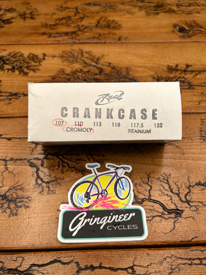 Real Design Crankcase 107mm 68/73mm Adjustable Square Taper Bottom Bracket NOS