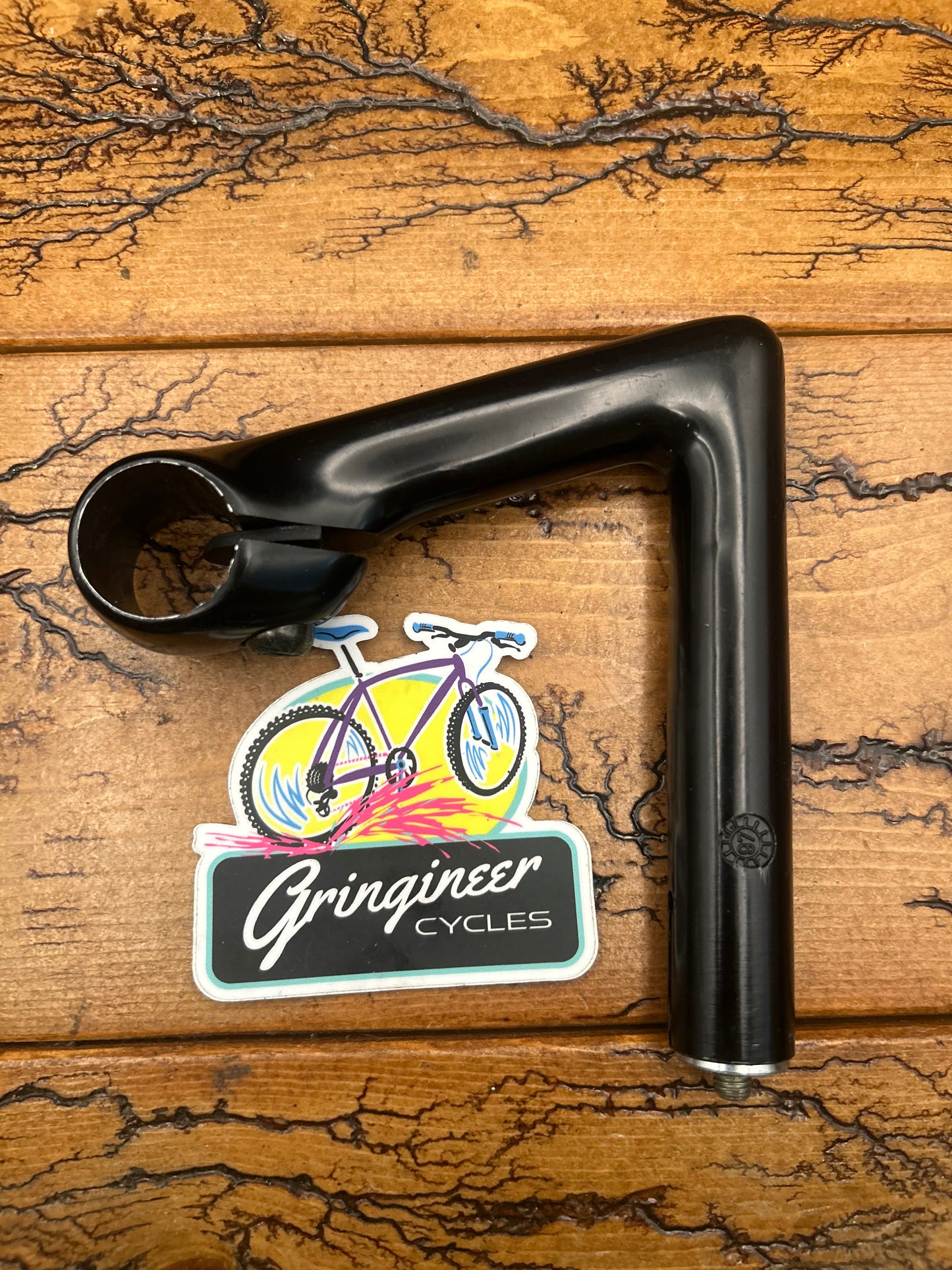 ITM Black 110mm 25.4mm 1 Inch Quill Stem
