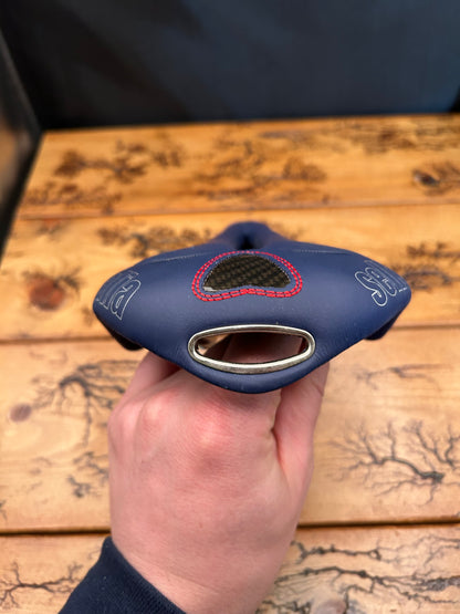 Selle Italia Flite Gel Flow Blue Titanium Rails Saddle