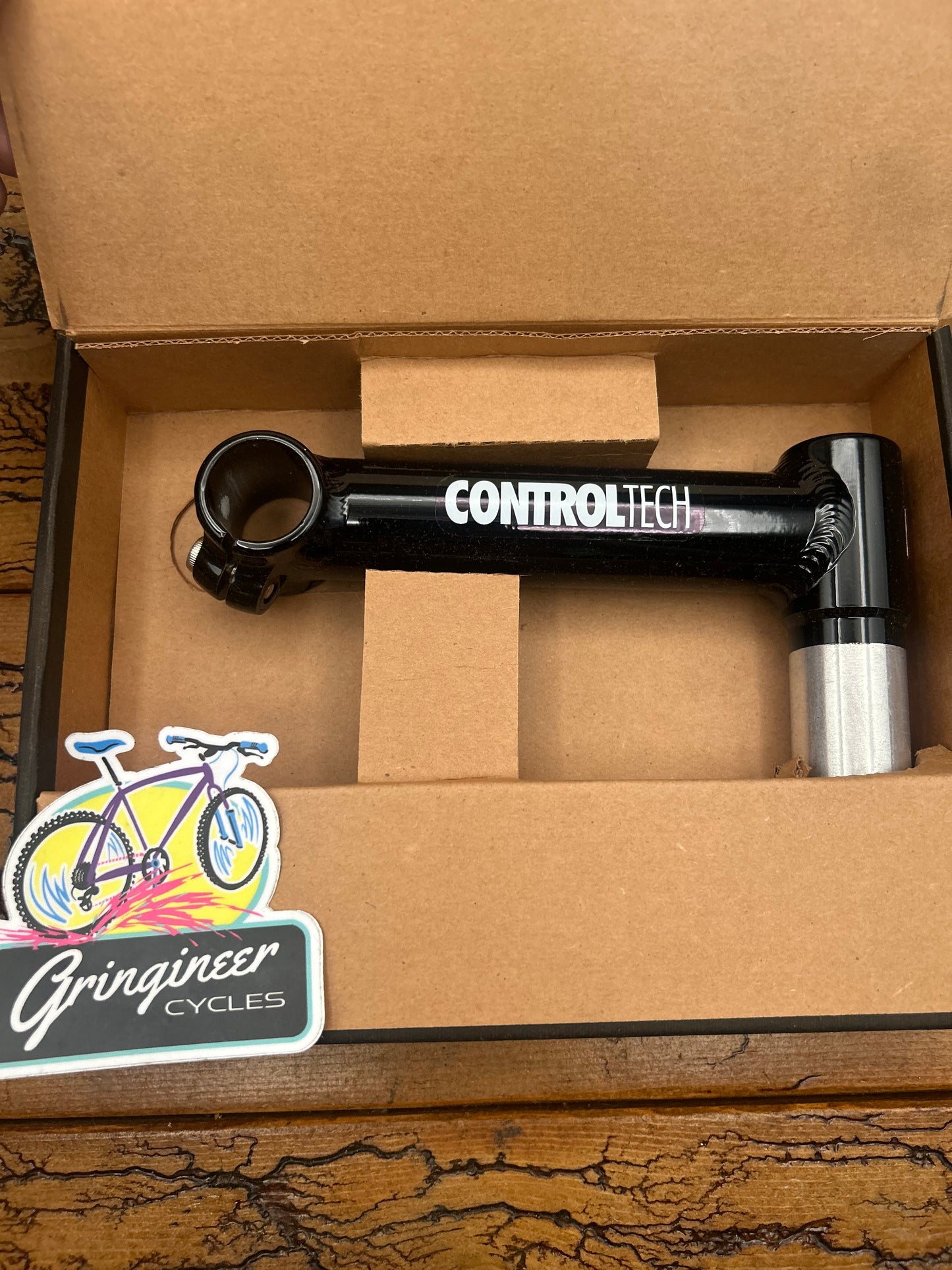 Control Tech EVO 150mm Black 1 1/4 Inch 25.4mm Quill Stem NOS