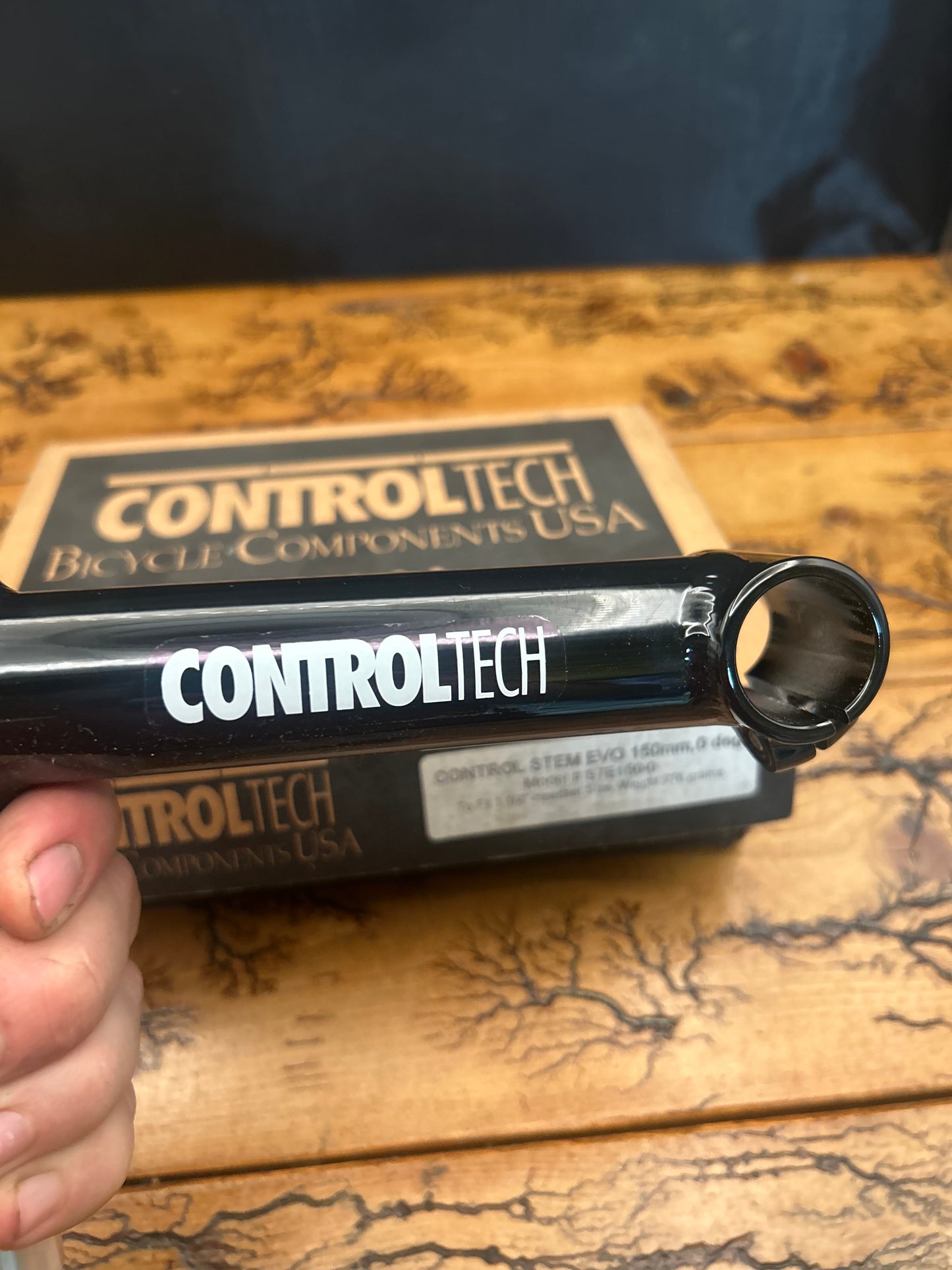 Control Tech EVO 150mm Black 1 1/4 Inch 25.4mm Quill Stem NOS
