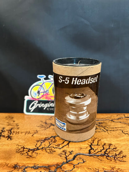 Cane Creek S5 Silver 1 1/8 Inch Threadless Headset NOS
