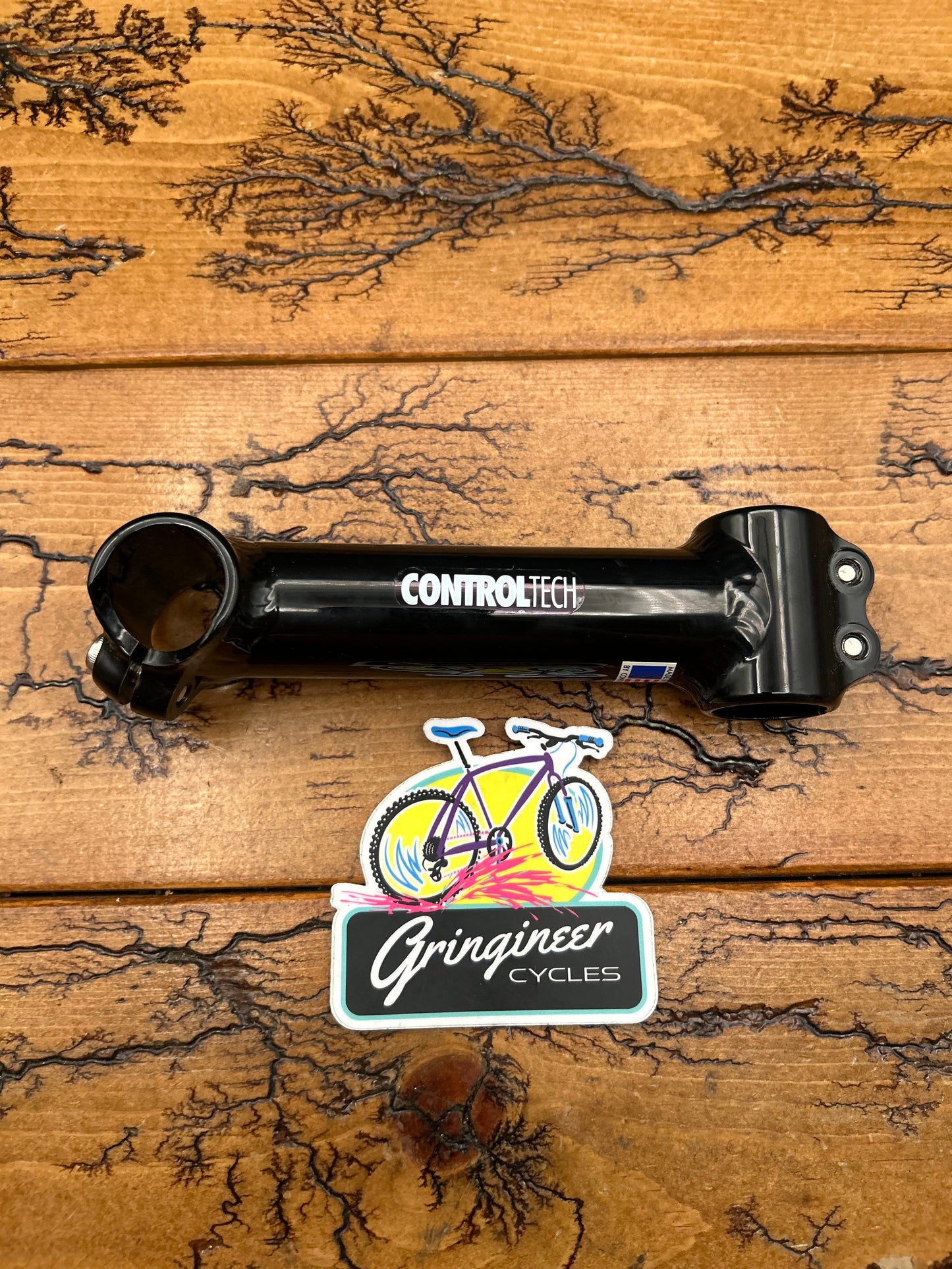 Control Tech 135mm 0 Degree 25.4mm 1 Inch Threadless Stem NOS