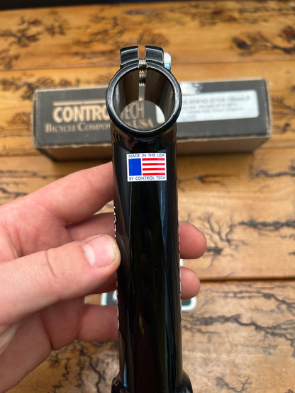 Control Tech 150mm 0 Degree 25.4mm 1 Inch Threadless Stem NOS