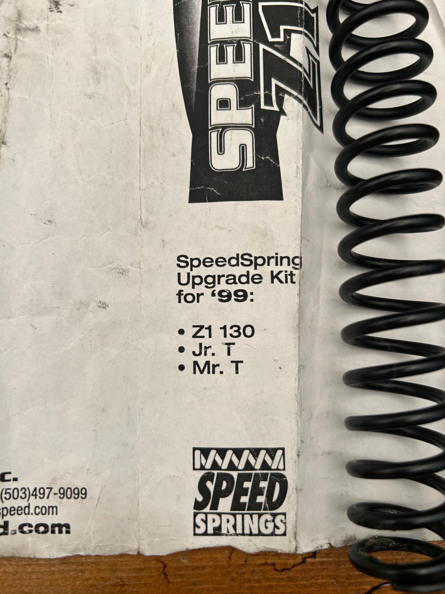 Mountain Speed Speed Bomb Z1 130 / Jr.T /  Mr.T Suspension Fork Firm Springs NOS