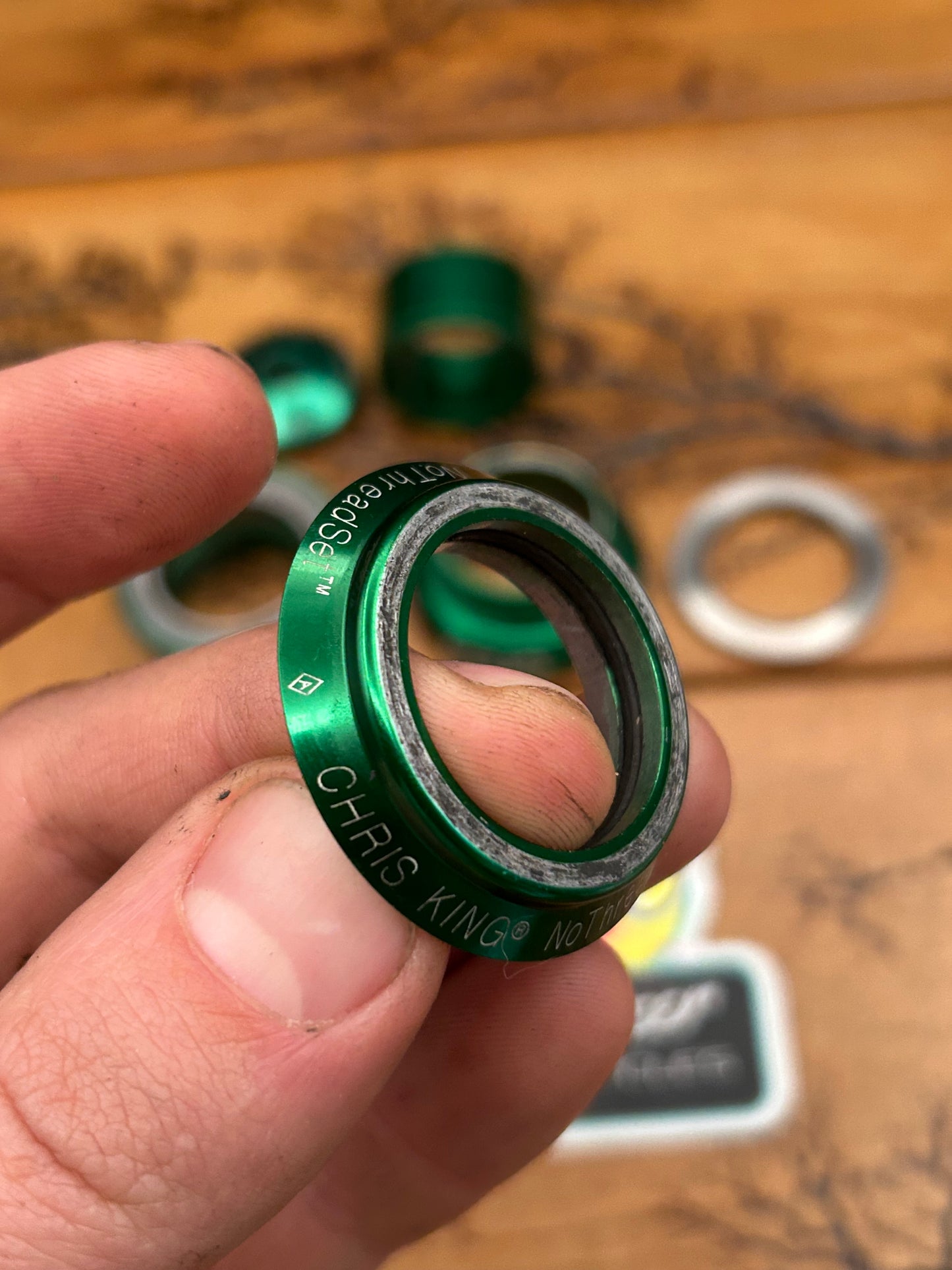 Chris King 1 Inch Green NoThreadset Threadless Headset