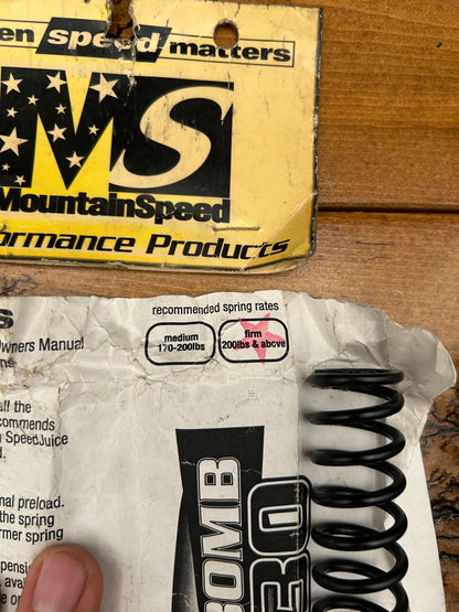 Mountain Speed Speed Bomb Z1 130 / Jr.T /  Mr.T Suspension Fork Firm Springs NOS