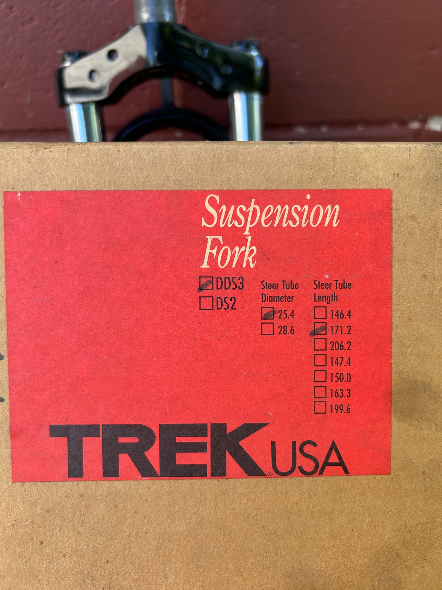 Trek DDS3 1 Inch Threaded 26" Suspension Fork NOS