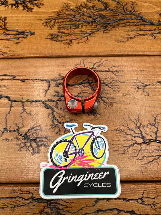 Salsa 35mm Red Lip Lock Seat Post Clamp