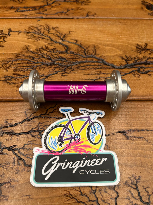 Hi-E Purple 28 Hole QR Front Hub