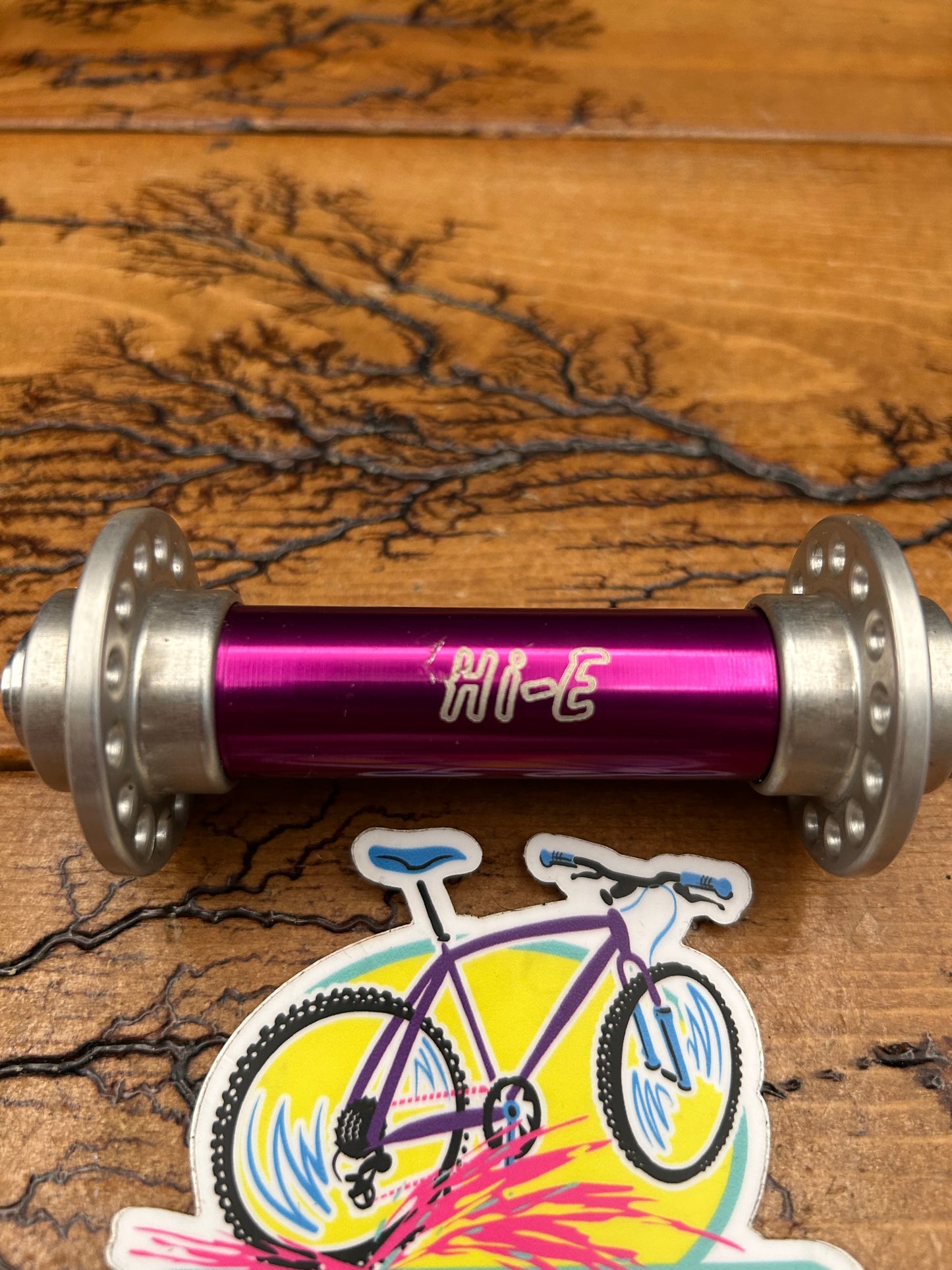 Hi-E Purple 28 Hole QR Front Hub